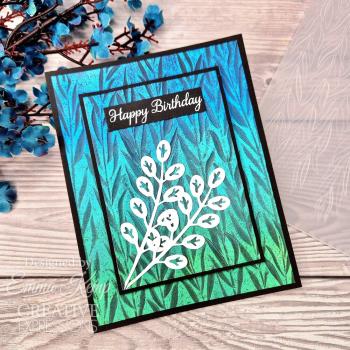 Creative Expressions - 3D Embossingfolder "Weeping Willow" Prägefolder Design by Sue Wilson