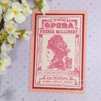 Creative Expressions - Stempelset "La Mode" Clear Stamps 6x8 Inch Design by Taylor Made Journals