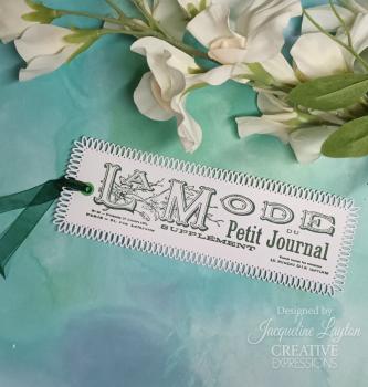 Creative Expressions - Stempelset "La Mode" Clear Stamps 6x8 Inch Design by Taylor Made Journals