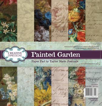 Creative Expressions - Designpapier "Painted Garden" Paper Pack 8x8 Inch - 24 Bogen  