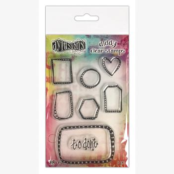 Ranger - Stempelset "Box It Up" Clear Stamps Dylusions Diddy