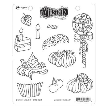 Ranger - Stempelset "Bake It Yourself" Dylusions Cling Stamp 