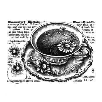 Crafty Individuals - Gummistempel "Shrewsbury Biscuits" Unmounted Rubber Stamps 