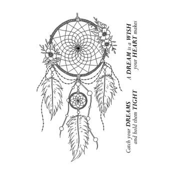 Crafty Individuals - Gummistempel "Dreamcatcher" Unmounted Rubber Stamps 