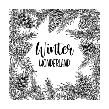 Crafty Individuals - Gummistempel "Winter Wonderland" Unmounted Rubber Stamps 