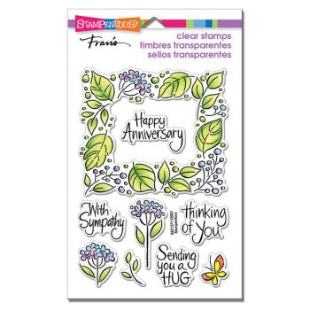 Stampendous - Stempelset "Leafy Frame" Clear Stamps