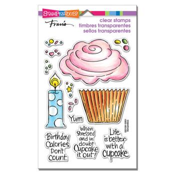 Stampendous - Stempelset "Pop Cupcake" Clear Stamps