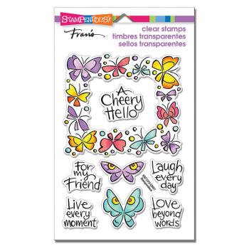 Stampendous - Stempelset "Winged Frame" Clear Stamps