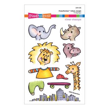 Stampendous - Stempelset "Urban Jungle FransFormer" Clear Stamps