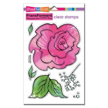 Stampendous - Stempelset "Rose FransFormer" Clear Stamps
