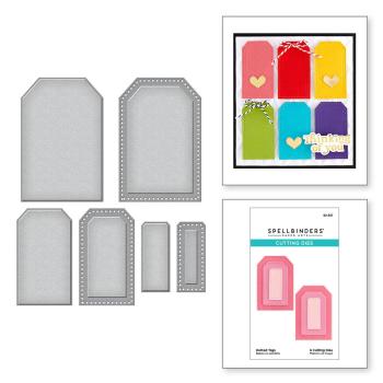 Spellbinders - Stanzschablone "Dotted Tags" Dies