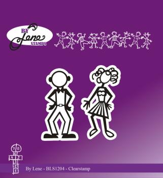 By Lene - Stempelset "Matchstick Adults" Clear Stamps