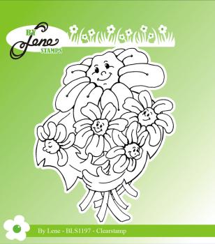 By Lene - Stempel "Flower Family" Clear Stamps