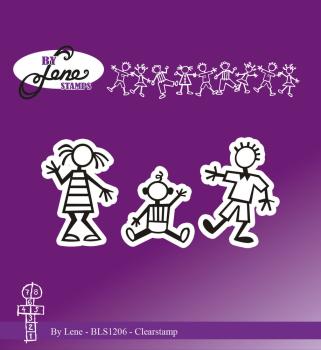 By Lene - Stempelset "Matchstick Kids" Clear Stamps