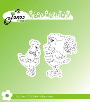 By Lene - Stempelset "Chickens #1" Clear Stamps