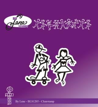 By Lene - Stempelset "Matchstick Young People" Clear Stamps