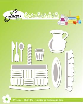 By Lene - Stanzschablone "Picnic Basket" Dies