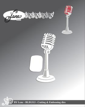 By Lene - Stanzschablone "Microphone" Dies