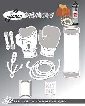 By Lene - Stanzschablone "Boxing-1" Dies