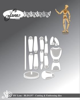 By Lene - Stanzschablone "Wooden Figure" Dies