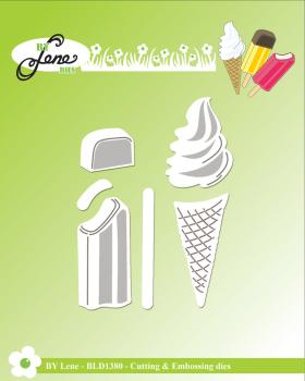 By Lene - Stanzschablone "Ice Cream" Dies