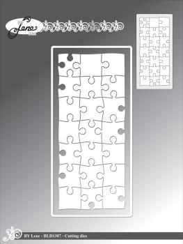 By Lene - Stanzschablone "Mini Slimcard Puzzle" Dies