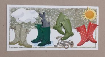 By Lene - Stanzschablone "Rubber Boots & Hat" Dies