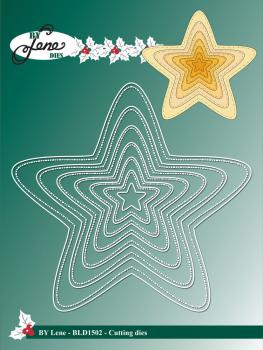 By Lene - Stanzschablone "Star" Dies