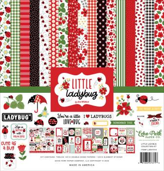 Echo Park - Designpapier "Little Ladybug" Collection Kit 12x12 Inch - 12 Bogen