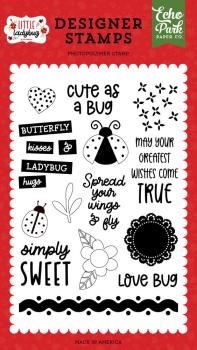 Echo Park - Stempelset "Cute As a Bug" Clear Stamps