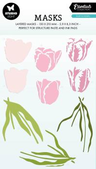 Studio Light - Schablone "Tulip Flowers" Stencil 