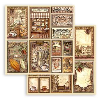 Stamperia - Designpapier "Cards" Paper Sheets 12x12 Inch - 10 Bogen