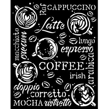 Stamperia - Schablone "Cappuccino" Stencil