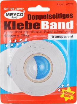 Doppelseitiges Klebeband, 18mm x 15m