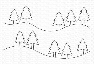 My Favorite Things - Stanzschablone "Tree Lines" Die-namics