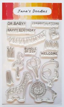 Creative Expressions - Stempelset "Oh Baby!" Clear Stamps 4x6 Inch Design by Jane's Doodles