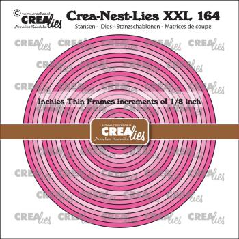 Crealies - Stanzschablone "Inchies Circles Thin Frames" Crea-Nest-Lies XXL Dies