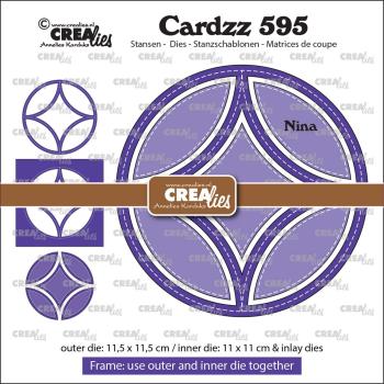 Crealies - Stanzschablone "Frame & Inlay Nina" Cardzz Dies