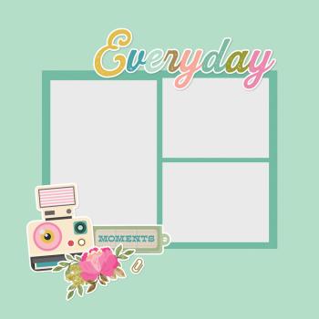 Simple Stories - Stanzteile "Noteworthy" Pages Pieces