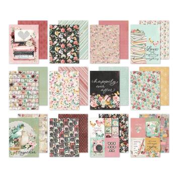 Preview: Simple Stories - Designpapier "Simple Vintage Love Story" Paper Pack 6x8 Inch - 24 Bogen