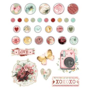 Preview: Simple Stories - Decorative Brads "Simple Vintage Love Story" 