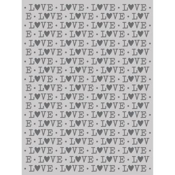 Simple Stories - Schablone 6x8 Inch "LOVE" Stencil