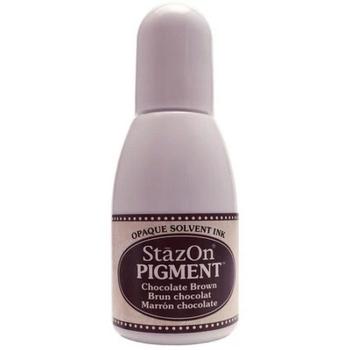 Tsukineko StazOn Pigment - Nachfülltinte "Chocolate Brown" Reinkers