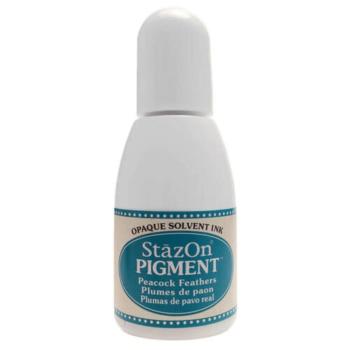 Tsukineko StazOn Pigment - Nachfülltinte "Peacock Feathers" Reinkers