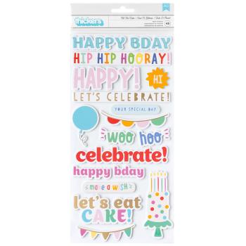 American Crafts - Aufkleber "All The Cake" Sticker