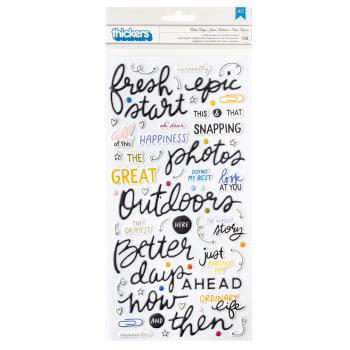 American Crafts - Aufkleber "Better Days" Puffy Sticker