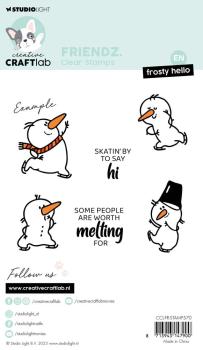 Creative Craft Lab - Studio Light - Stempelset "Frosty Hello" Clear Stamps