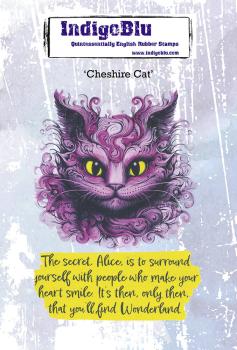 IndigoBlu - Gummistempel Set "Cheshire Cat" A6 Rubber Stamp