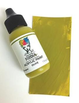 Ranger - Acrylfarbe "Olive" Media Acrylic Paint 29ml by Dina Wakley