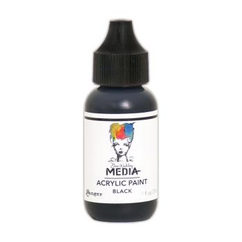 Ranger - Acrylfarbe "Black" Media Acrylic Paint 29ml by Dina Wakley
